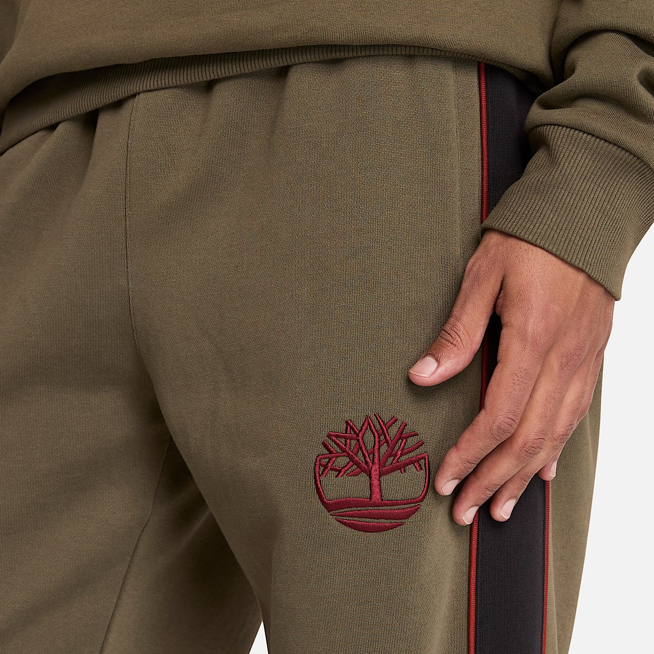 CutandSew Sweatpant TBL Leaf GreenBlack ALT3