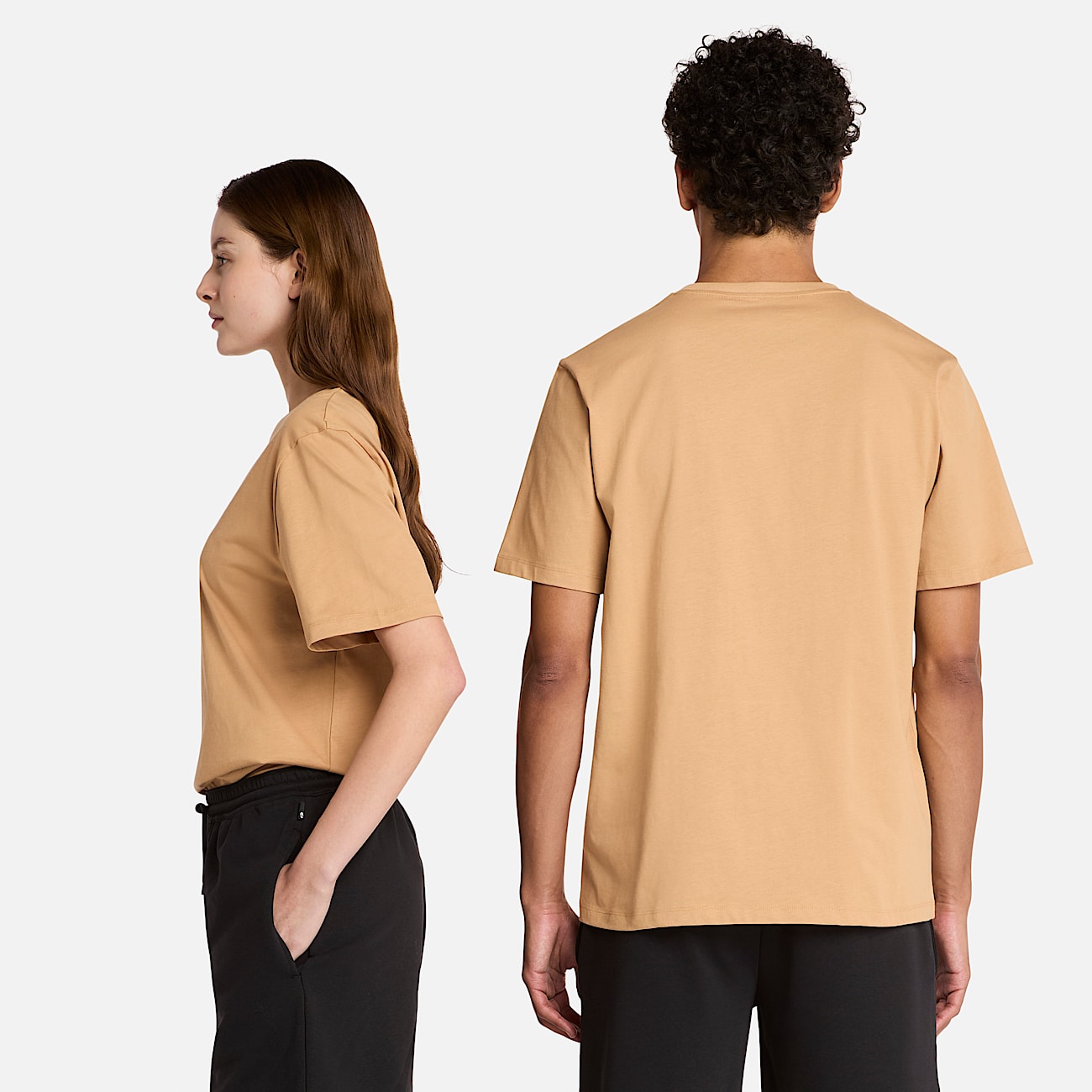 TShirt de manga corta con logo pequeo estampado TBL Trigo claro ALT1