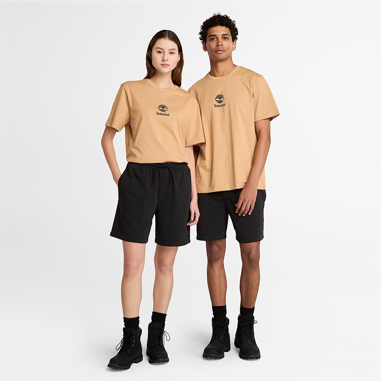 TShirt de manga corta con logo pequeo estampado TBL Trigo claro HERO