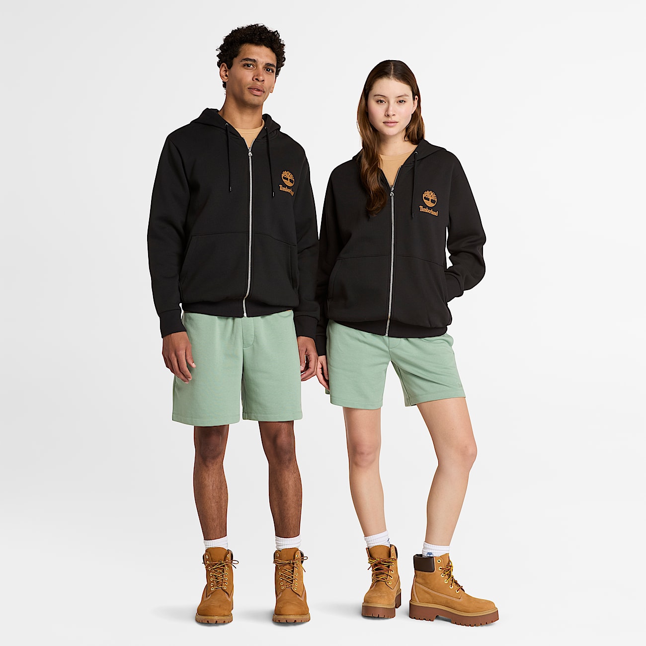 Print Stack Logo Full-Zip Hoodie - 1