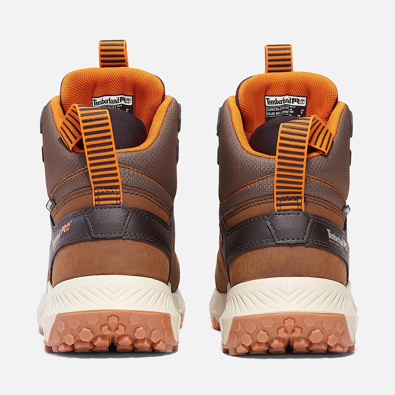 Mens Tempe CSA 6 Waterproof Alloy Toe Work Boot TBL Medium Brown Leather ALT5