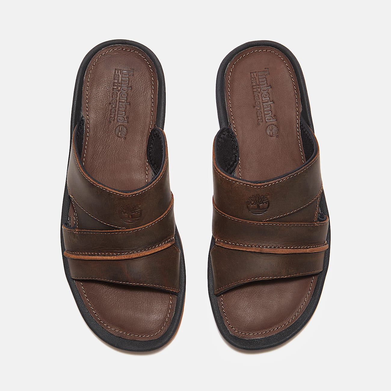 Mens Timberland Originals Slide Sandal TBL Brown ALT2