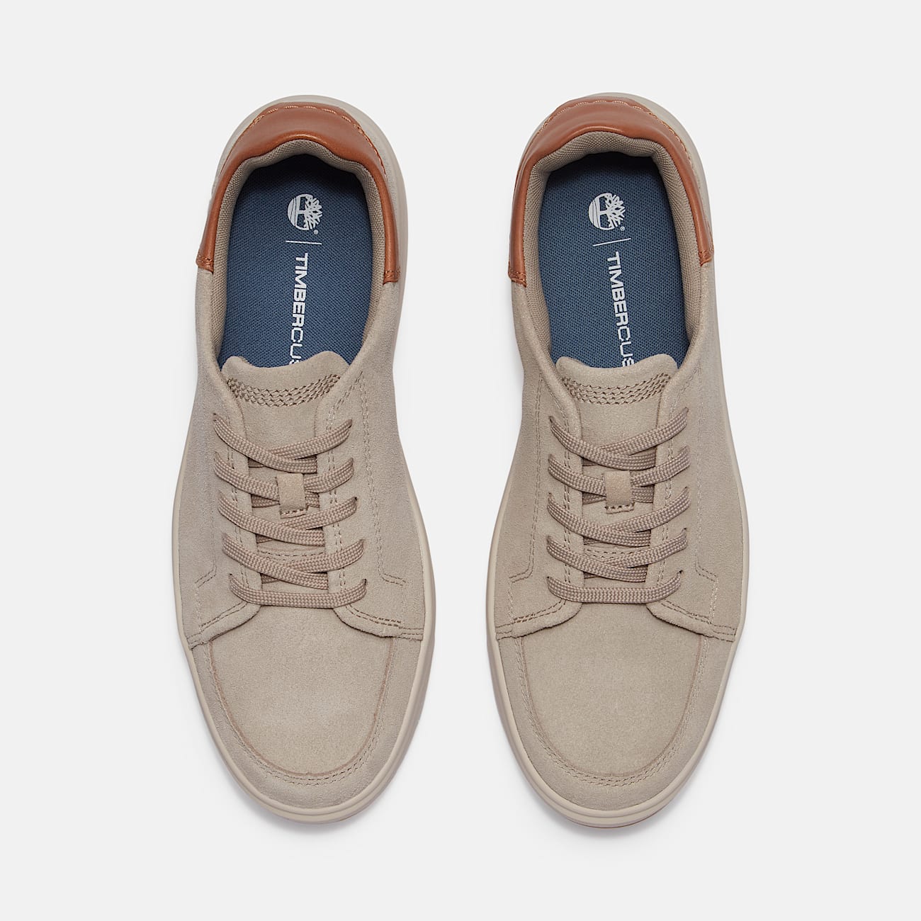 Mens Emerson Street Sneaker TBL Light Taupe Suede ALT2