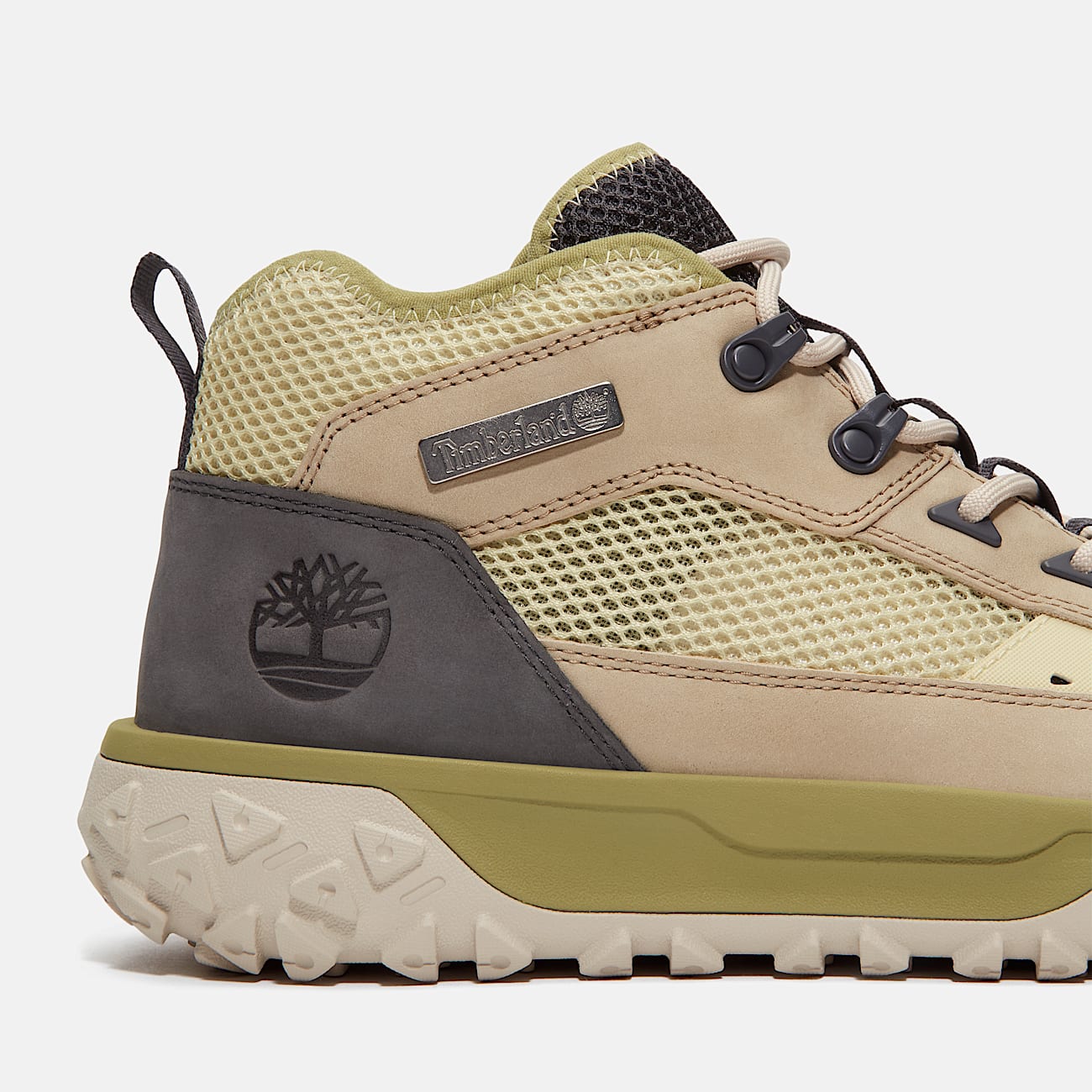 Mens GreenStride Motion 6 Mid LaceUp Hiking Boot TBL Light Green ALT7