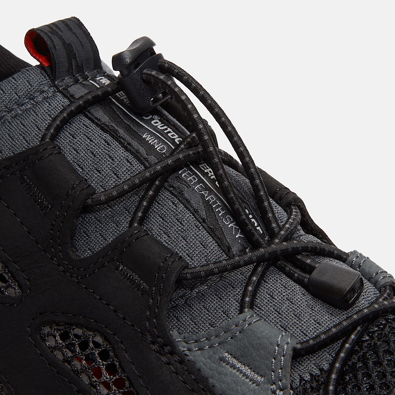 Mens Motion Access Low LaceUp Sneaker TBL Black Mesh ALT7