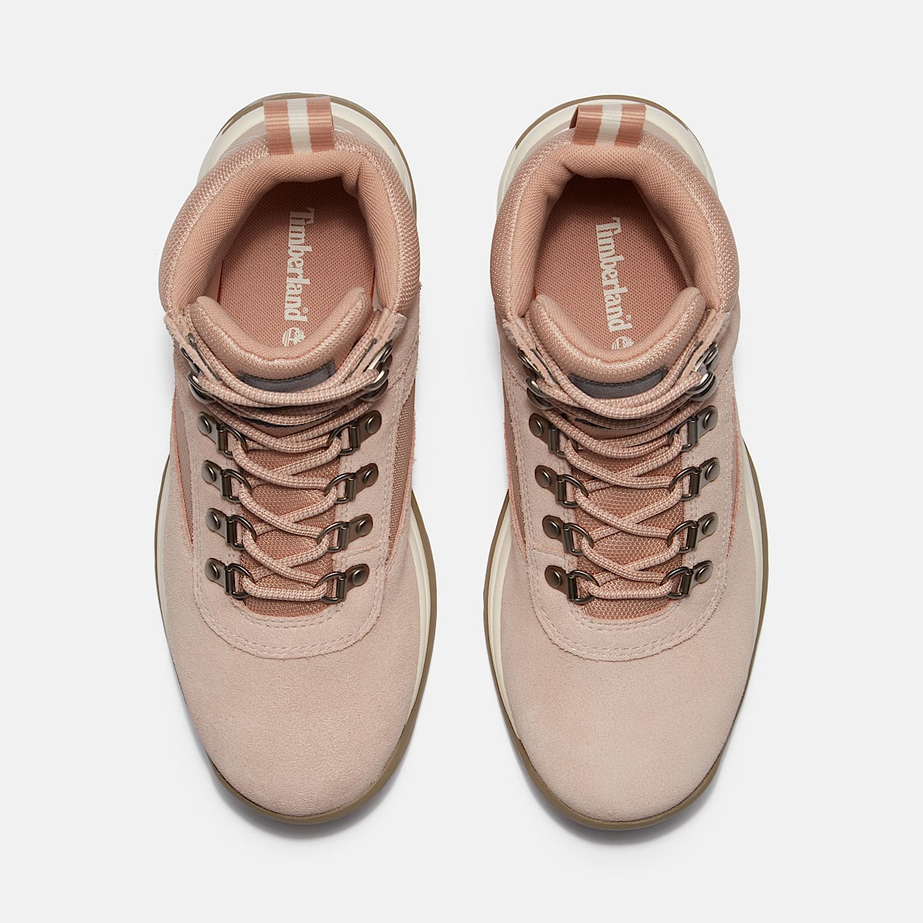 Womens White Ledge Waterproof Hiking Boot TBL Light Beige SuedeMedium Grey ALT2