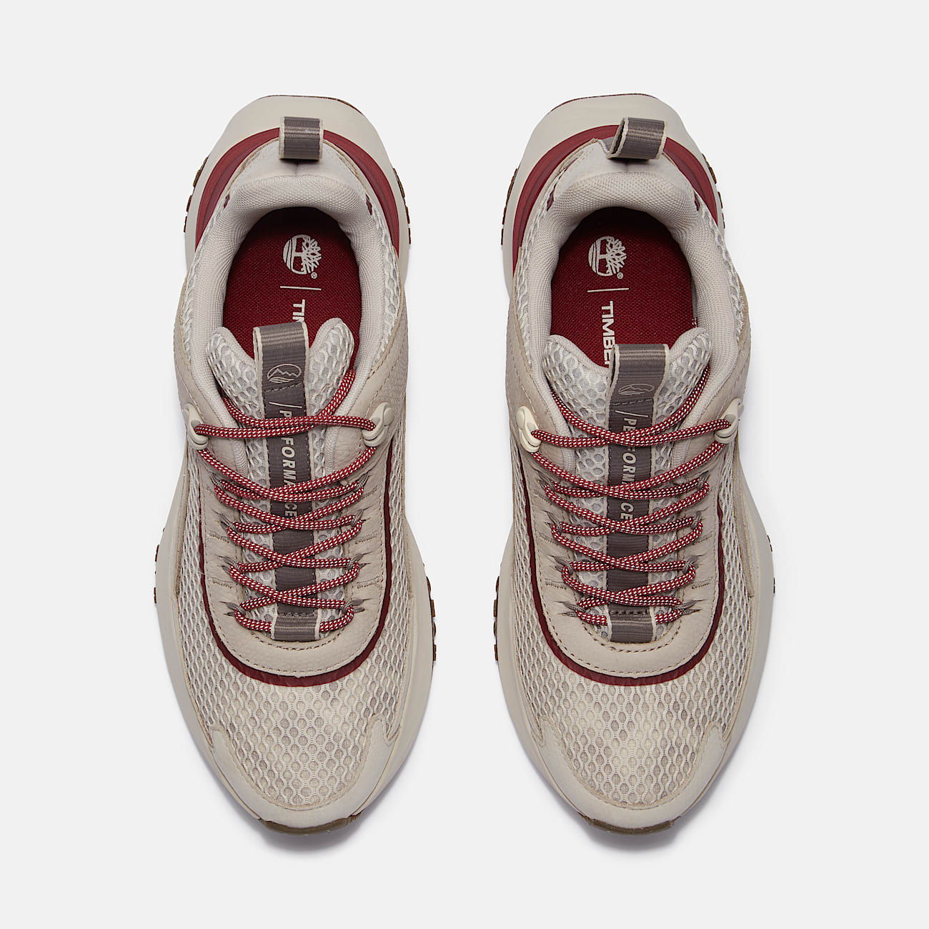 Womens Year of the Snake Motion Access Waterproof Sneaker TBL Light Taupe MeshDark Red ALT2