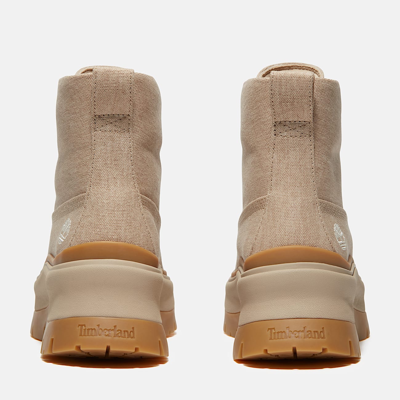 Womens Roxie Lane Mid LaceUp Boot TBL Light Beige Canvas ALT5