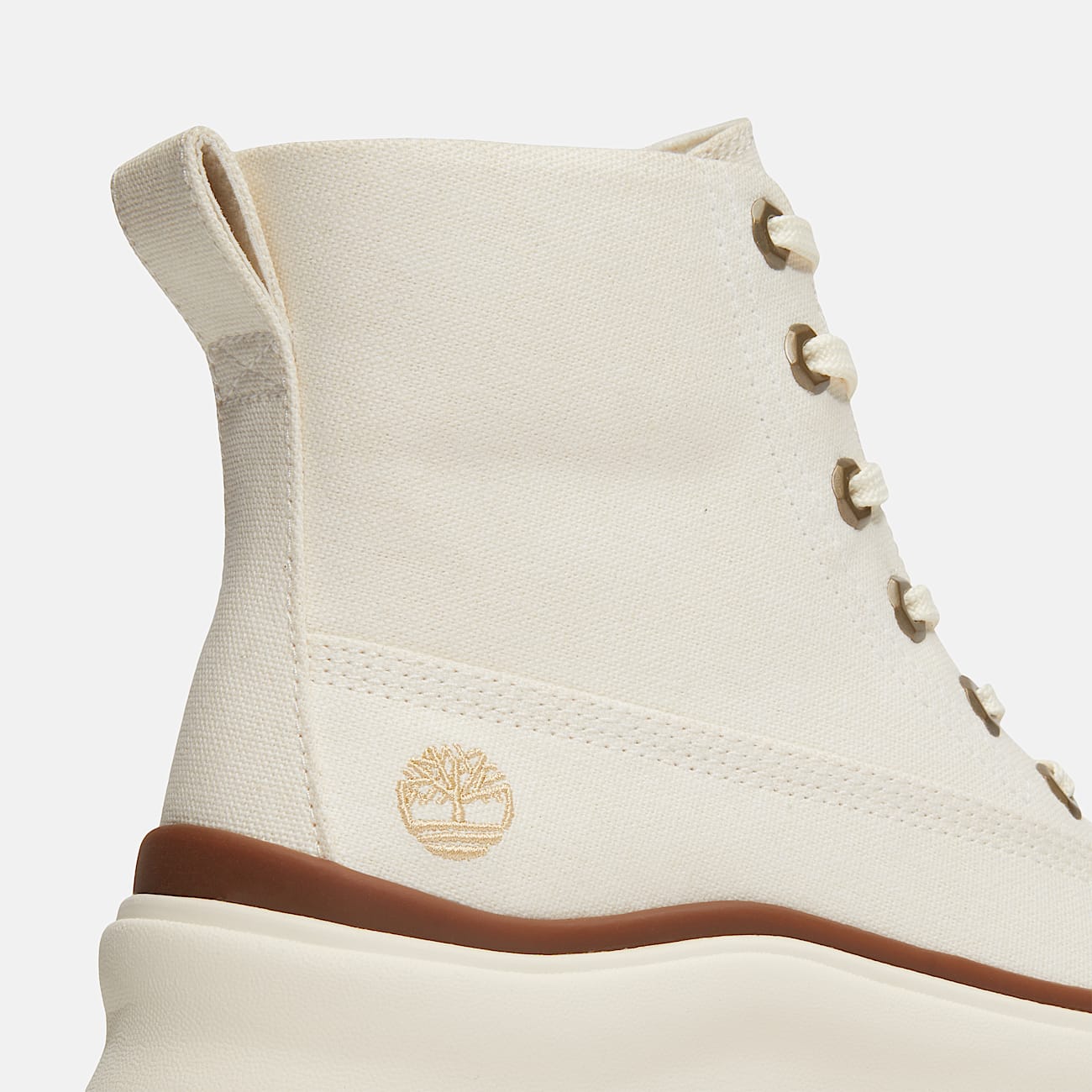 Womens Roxie Lane Mid LaceUp Boot TBL Natural Canvas ALT7