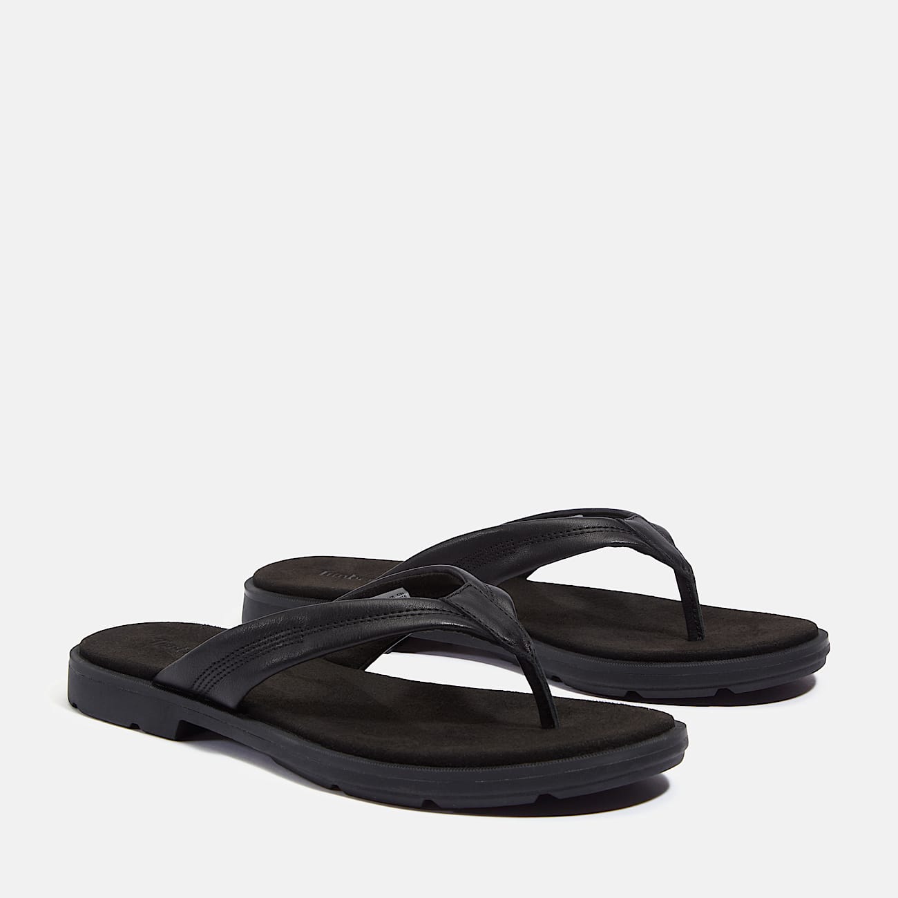 Womens Calista Bay Thong Sandal TBL Black FullGrain ALT4