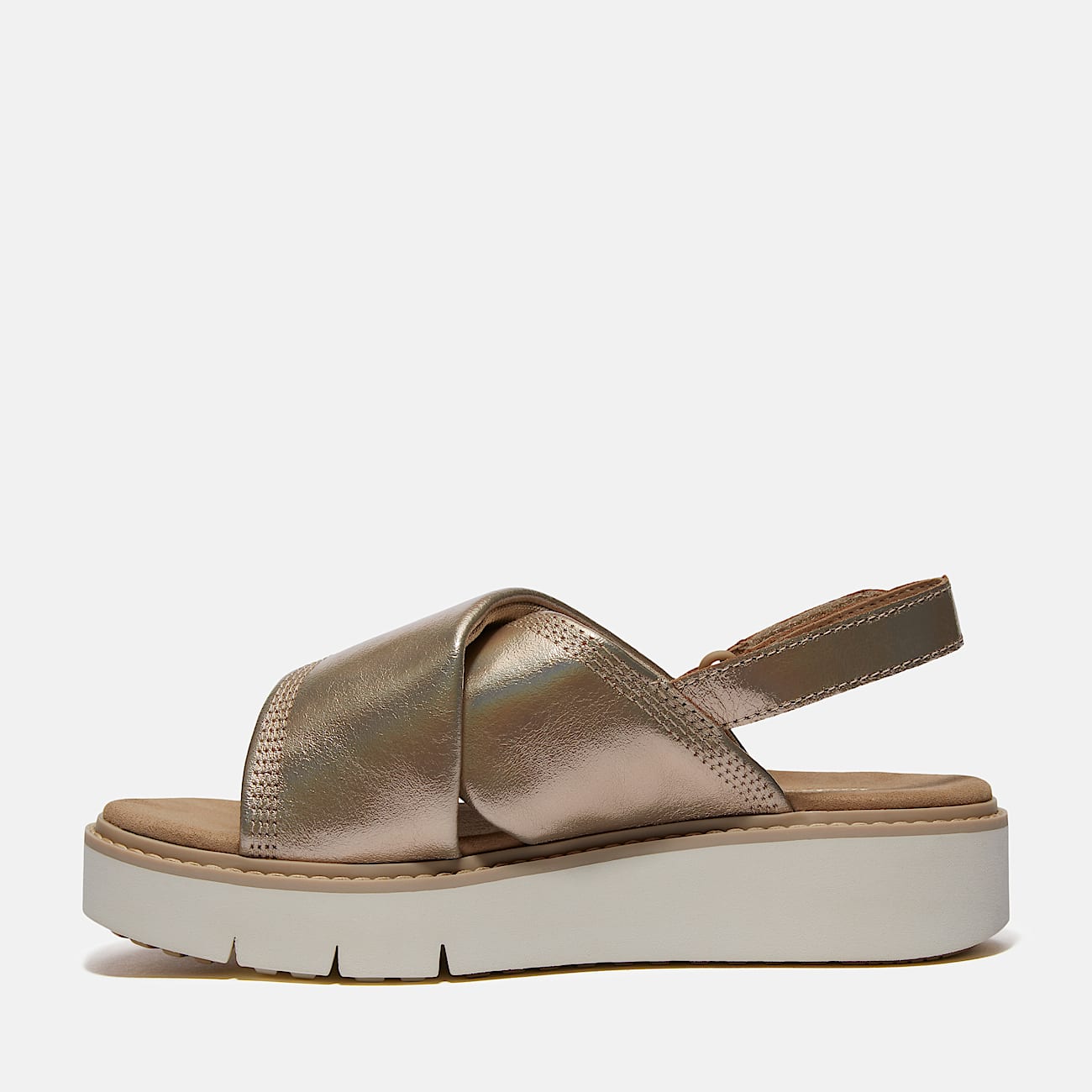 Sandale Safari Dawn  bride dajustement arrire pour femmes TBL Dor mtallique ALT6