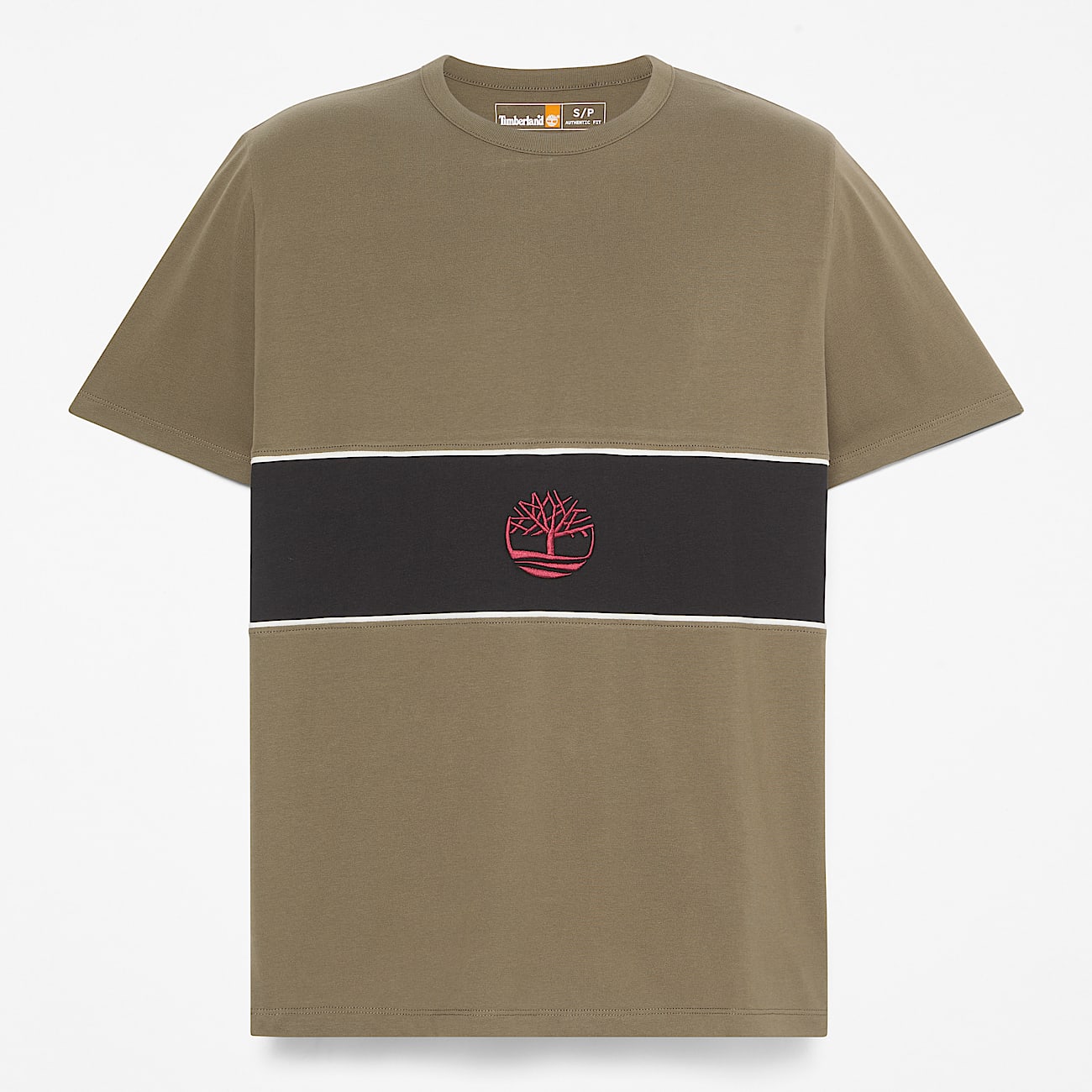 CutandSew ShortSleeve TShirt TBL Leaf GreenBlack ALT10