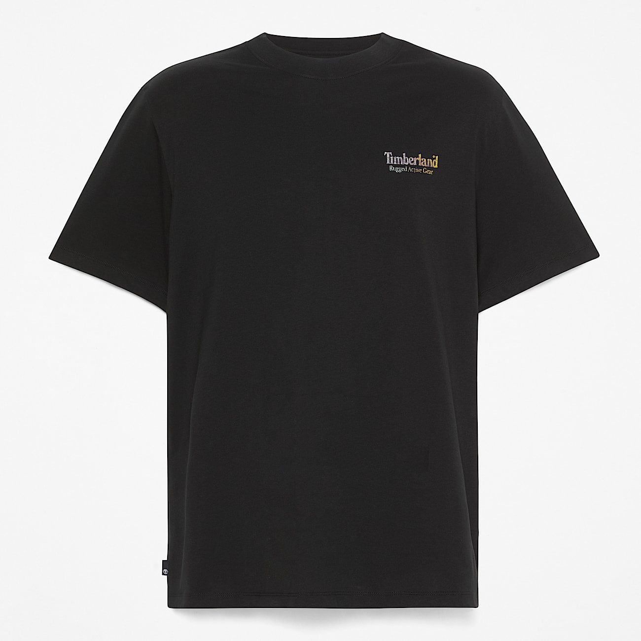 Mens Rugged Active Gear Back Graphic TShirt TBL Black ALT10
