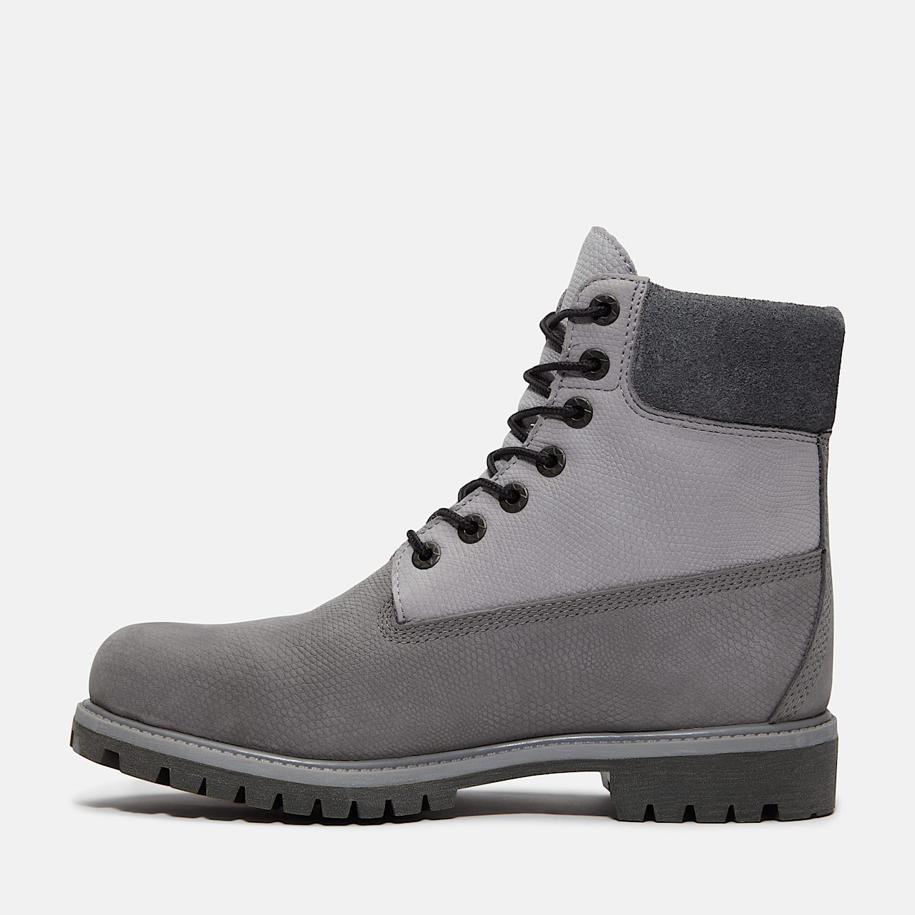 Mens Timberland Premium 6Inch Waterproof Boot TBL Medium Grey Nubuck ALT6