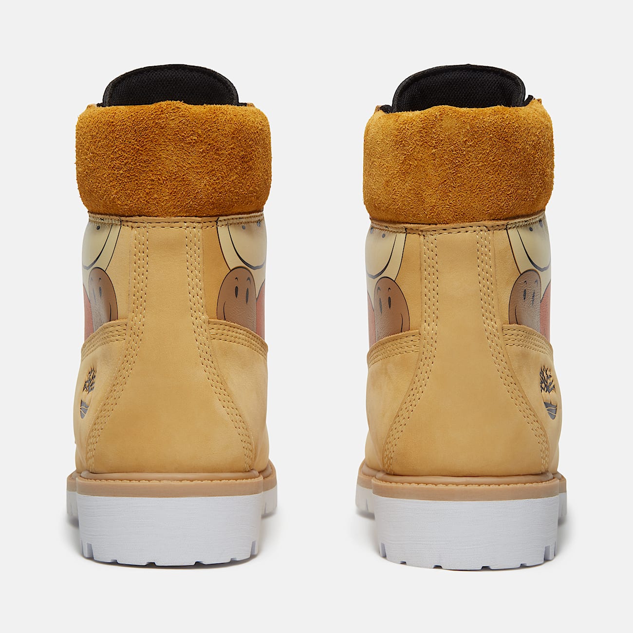 Botte impermable Timberland Premium 6Inch  Nuances de bonheur  pour hommes TBL Imprim visage souriant bl ALT5