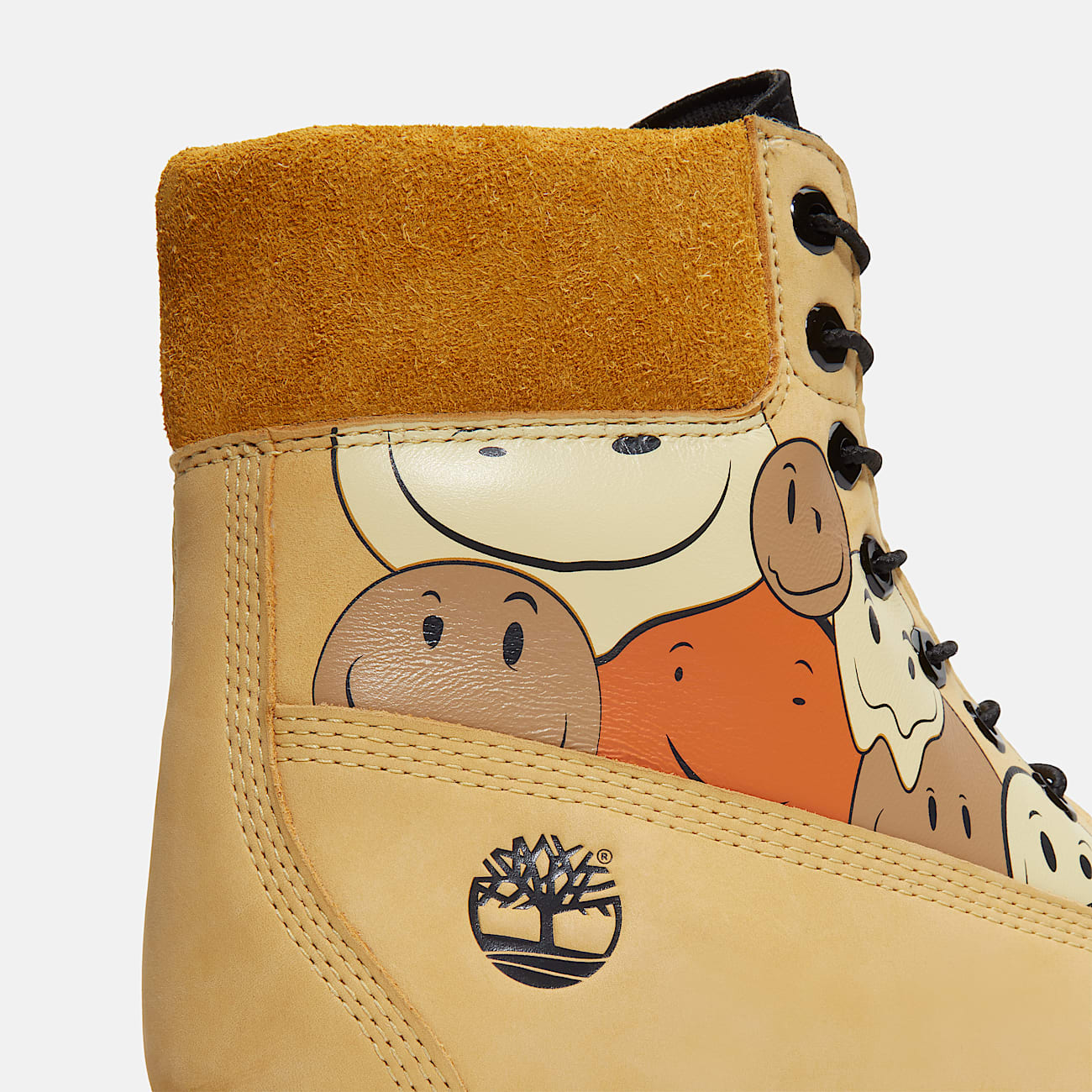 Botte impermable Timberland Premium 6Inch  Nuances de bonheur  pour hommes TBL Imprim visage souriant bl ALT7