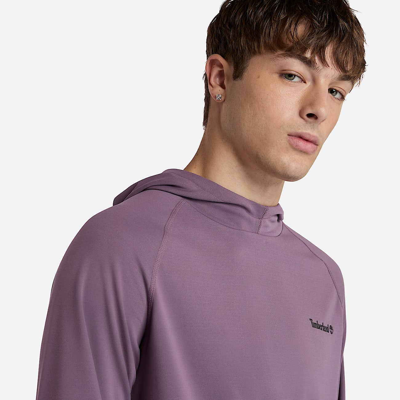 Mens Instant Coolness UV Protection LongSleeve TShirt TBL Vintage Violet ALT2