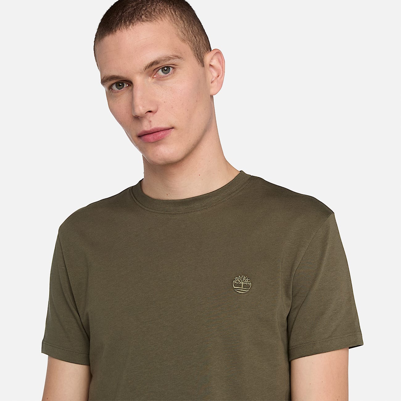 Mens Dunstan River ShortSleeve TShirt TBL Leaf Green ALT2