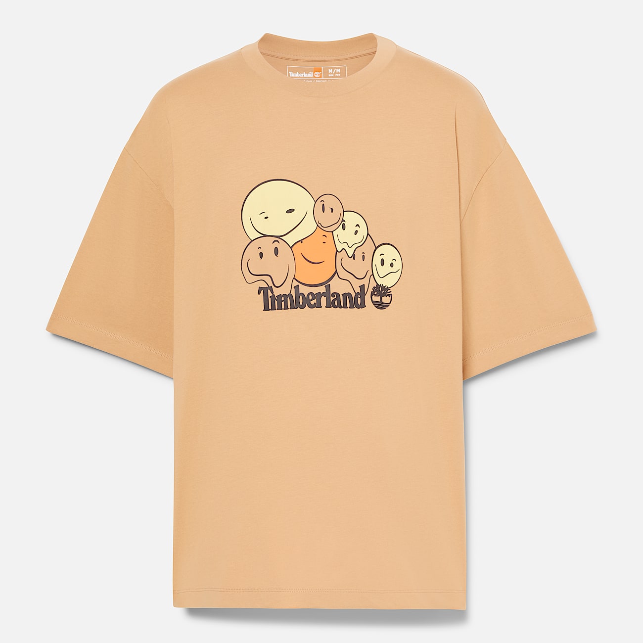 Mens Shades of Happiness TShirt TBL Wheat Happy Face Print ALT10