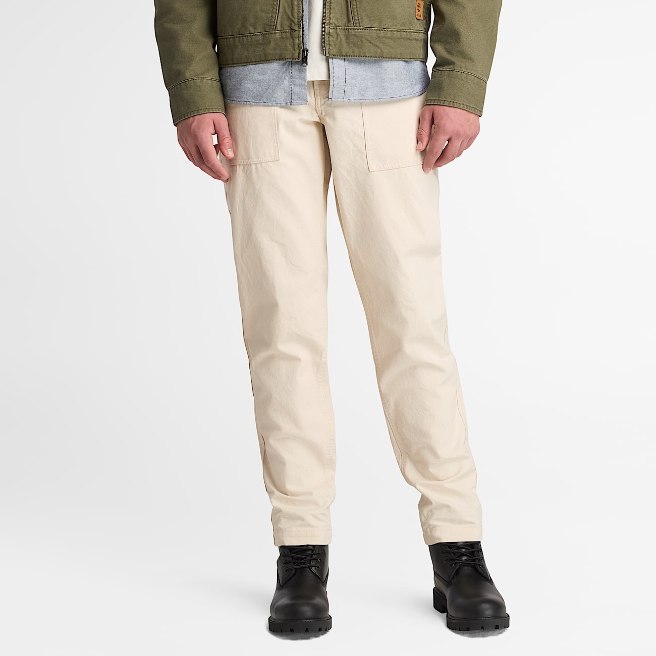 Mens Goffstown Washed Canvas Fatigue Pant TBL Undyed HERO