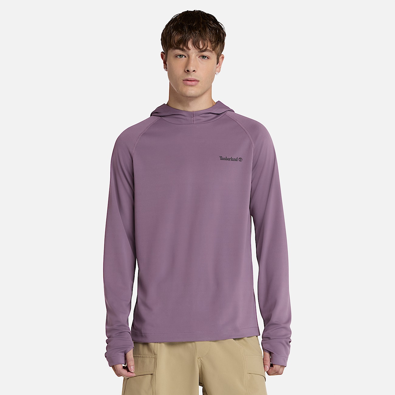 Mens Instant Coolness UV Protection LongSleeve TShirt TBL Vintage Violet HERO