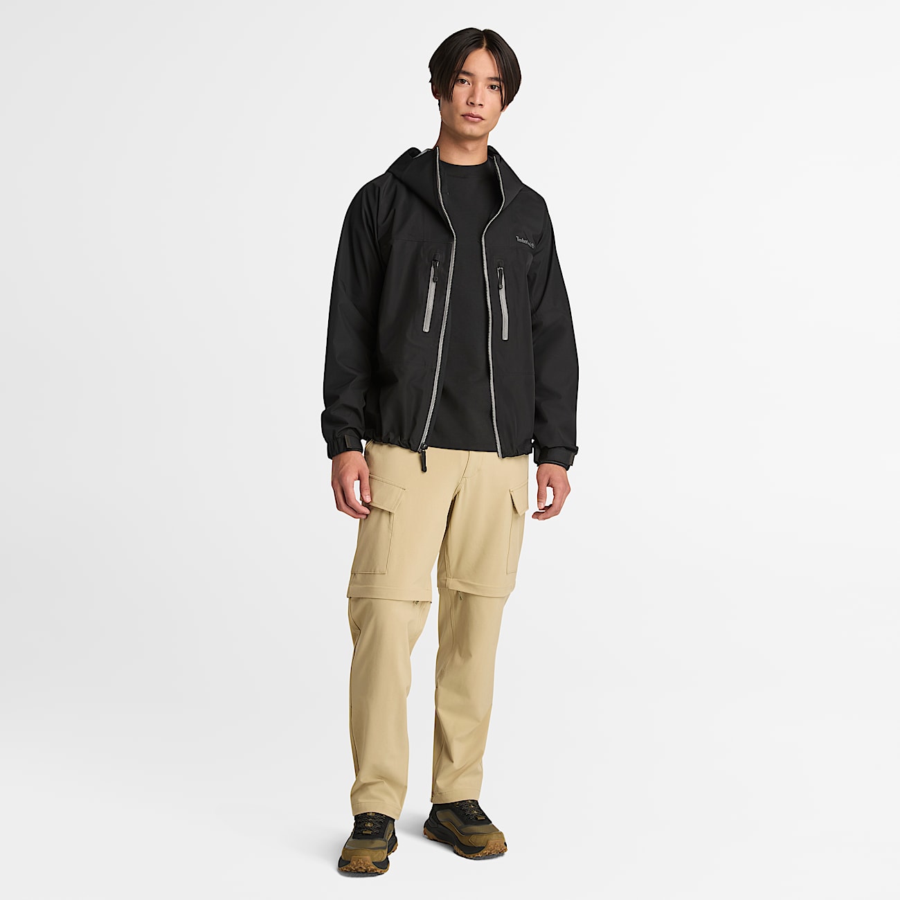 Mens Mobi Flex Tech 3 Layer Waterproof Jacket TBL Black ALT1