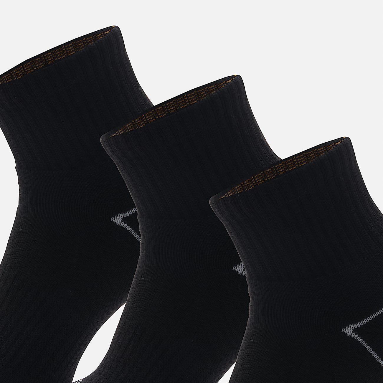 Bowden 3Pack Full Cushion Quarter Sock TBL Black ALT2