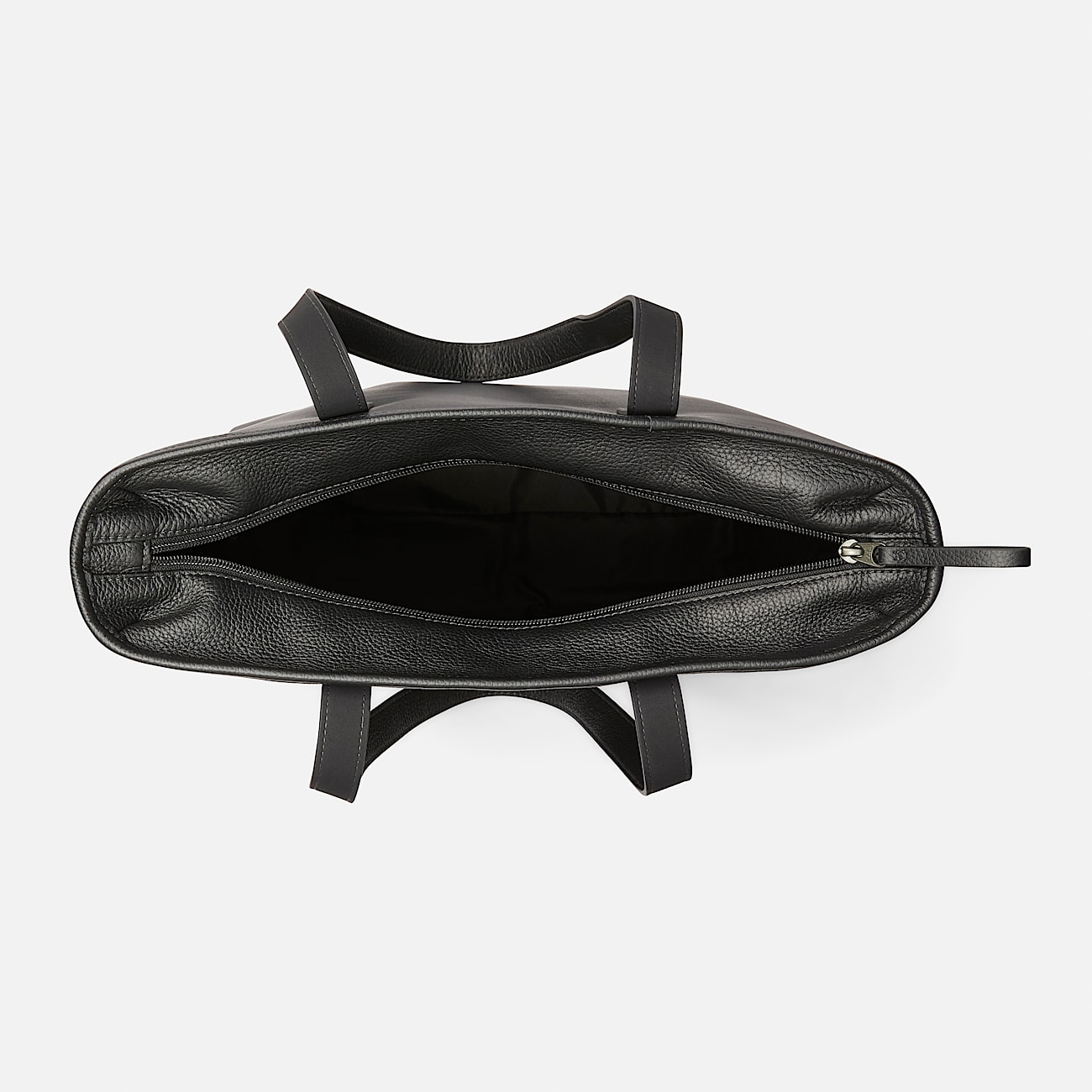 Leather Tote Bag TBL Black ALT1