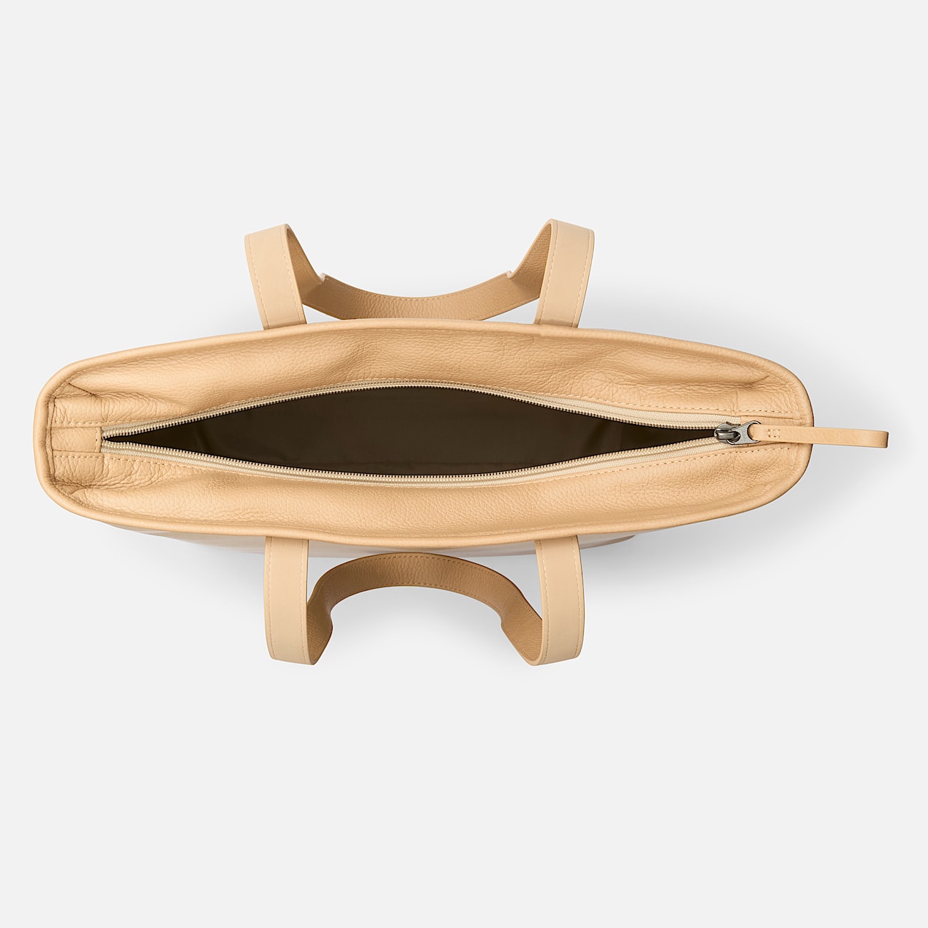 Leather Tote Bag TBL Khaki ALT1