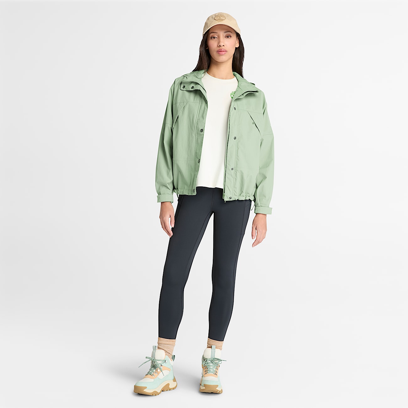 Womens Winnick Archive Waterproof Shell Jacket TBL Green Bay ALT1