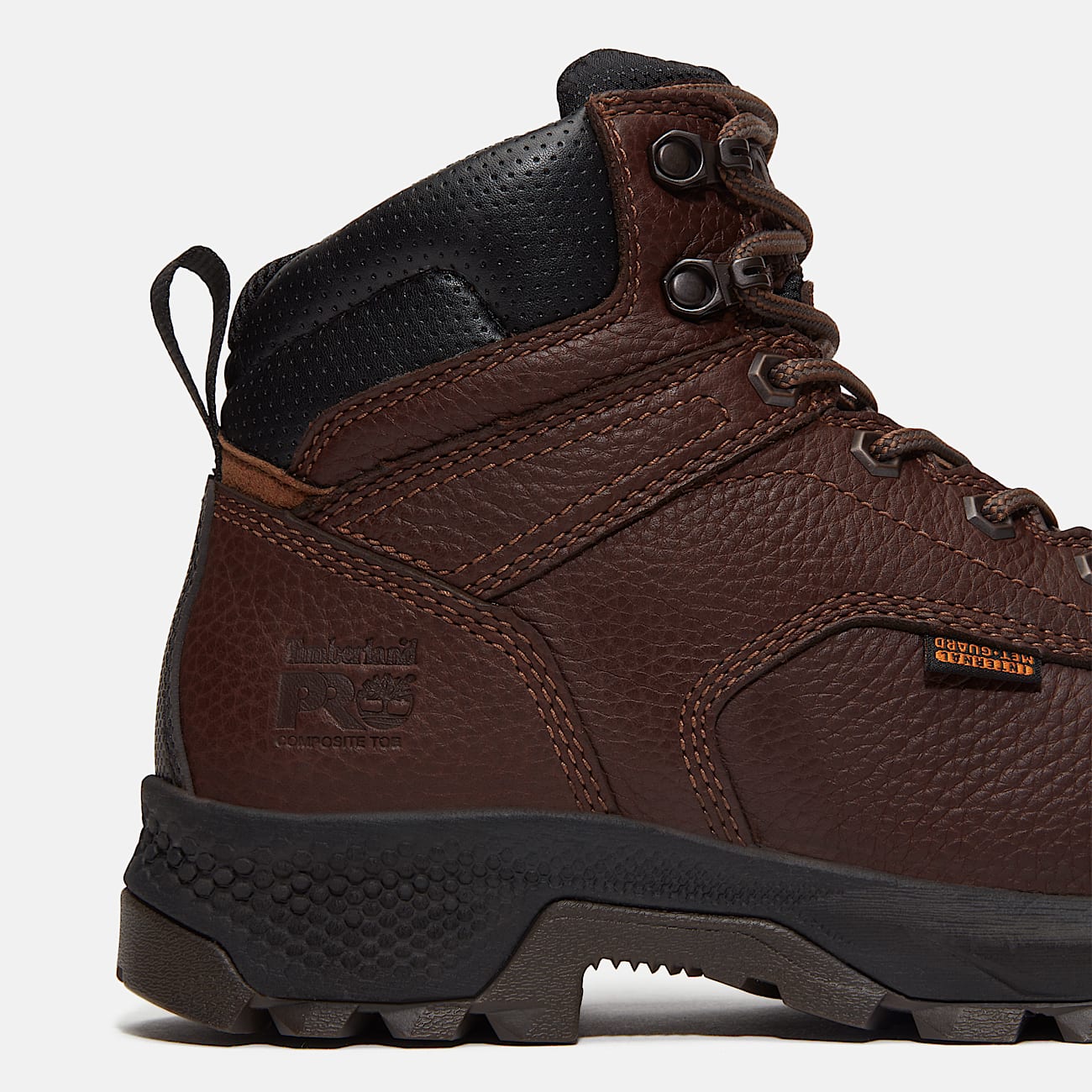 Womens TiTAN EV Met Guard 6 Composite Toe Work Boot TBL Dark Brown FullGrain ALT7