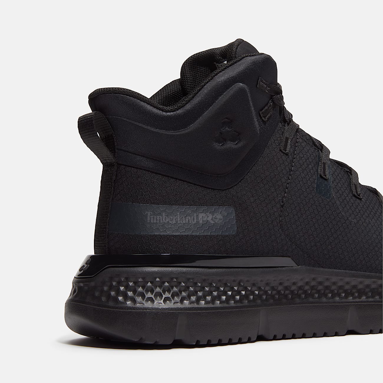 Mens Intercept Mid CSA Steel Toe Work Sneaker TBL Black Ripstop Nylon ALT7