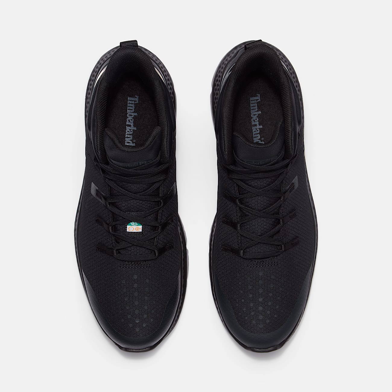 Mens Intercept Mid CSA Steel Toe Work Sneaker TBL Black Ripstop Nylon ALT2