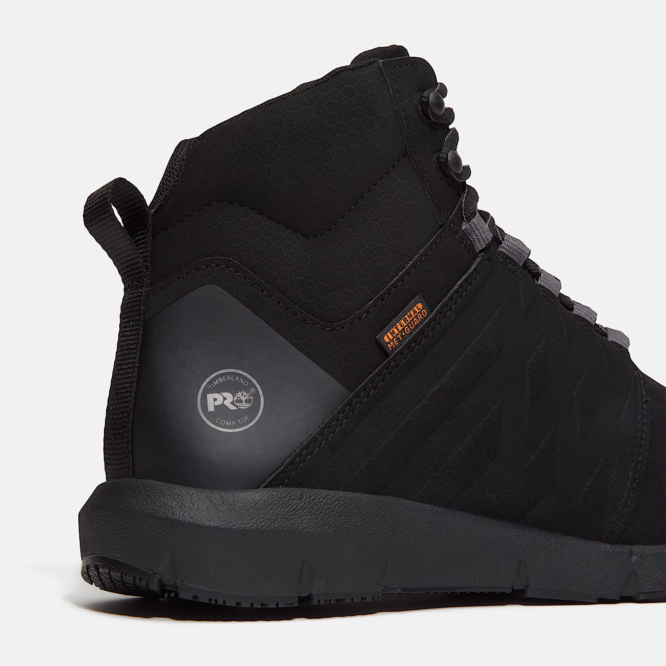 Mens Radius Mid Met Guard Composite Toe Work Sneaker TBL BlackGrey ALT7