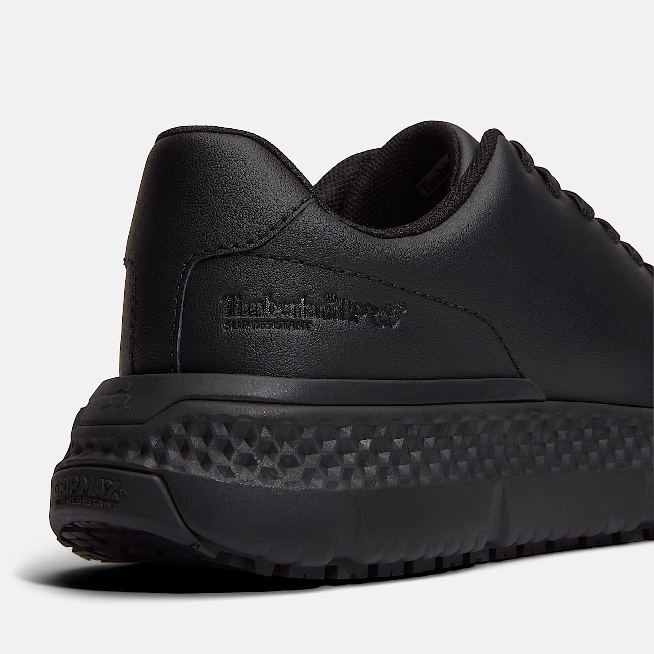 Womens Power Shift SlipResistant Hospitality Work Sneaker TBL Black Leather ALT7