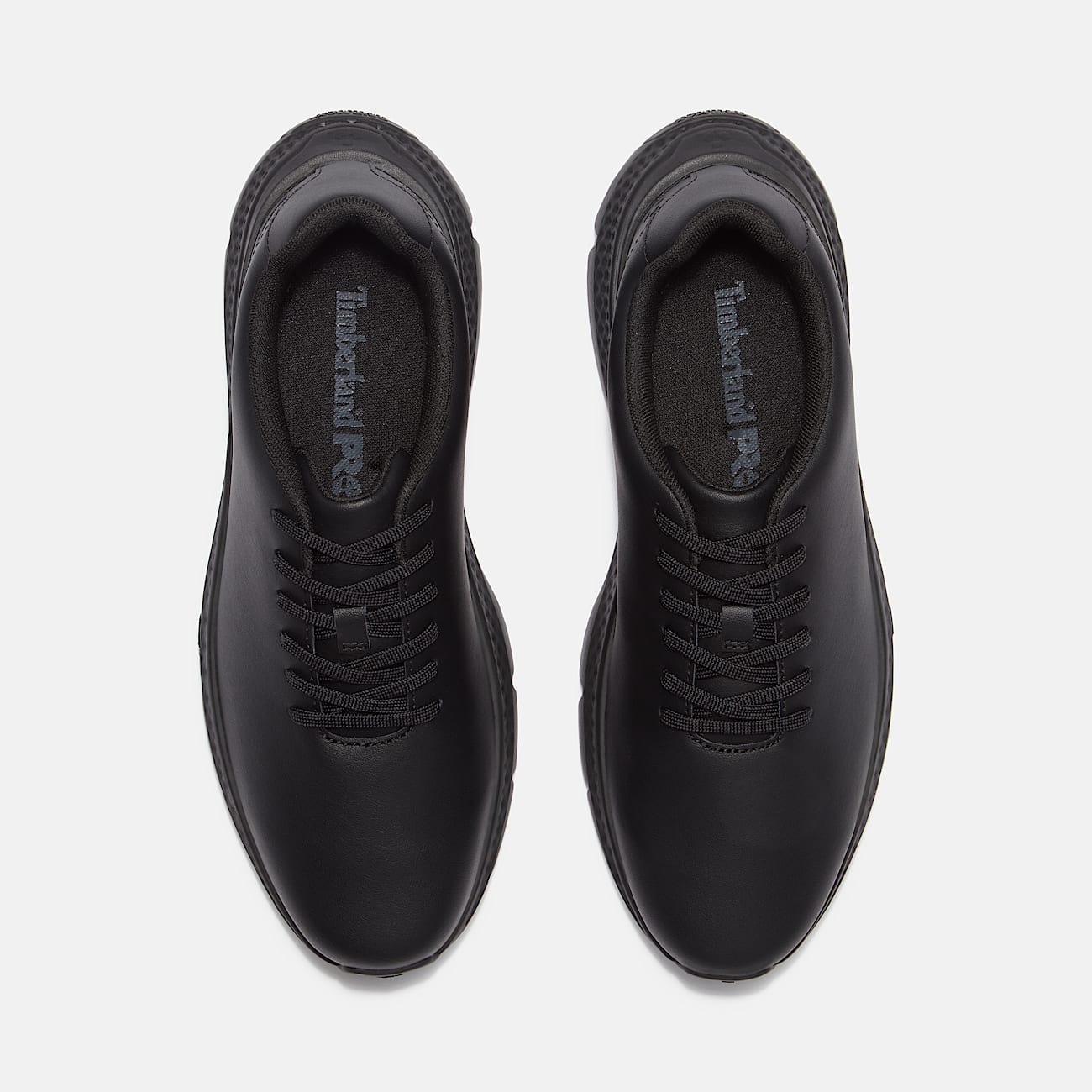 Mens Power Shift SlipResistant Hospitality Work Sneaker TBL Black Leather ALT2