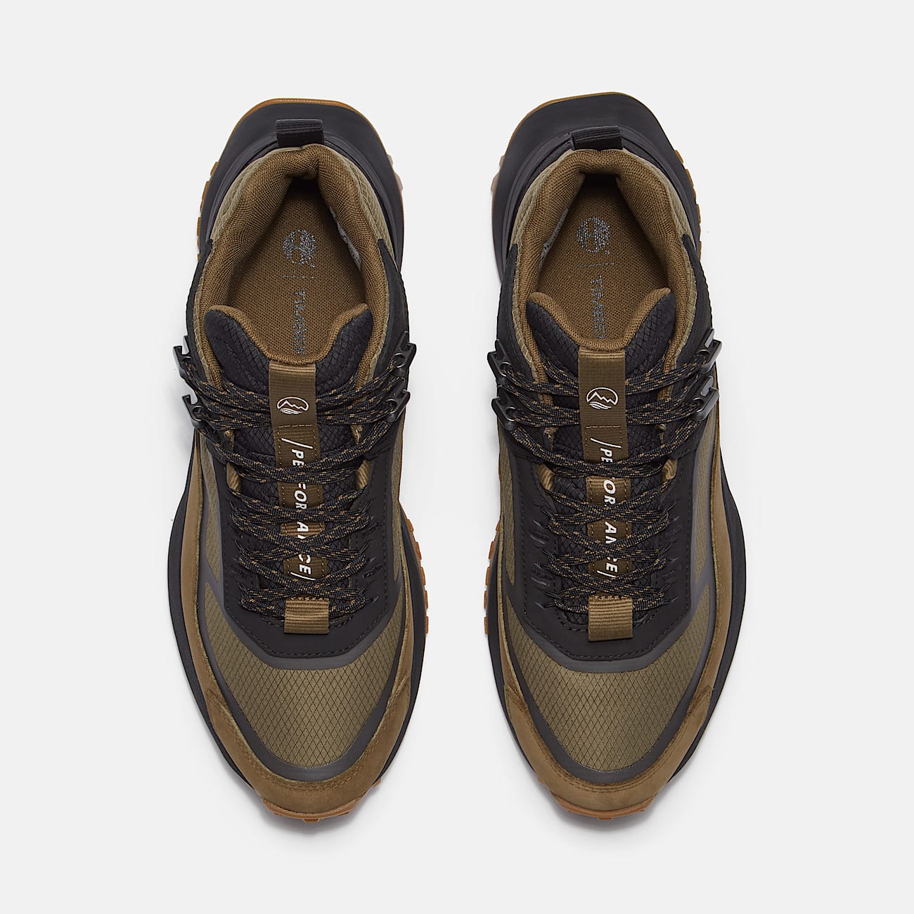 Mens Motion Access Mid Waterproof Sneaker TBL Olive Green Ripstop ALT2