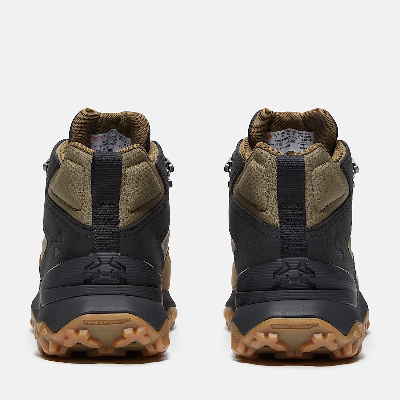 Mens Motion Access Mid Waterproof Sneaker TBL Olive Green Ripstop ALT5