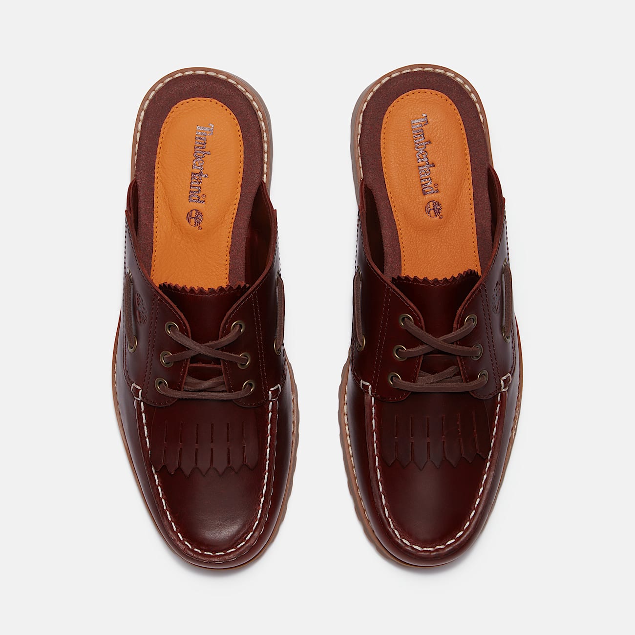 Womens Timberland Authentic Mule TBL Burgundy FullGrain ALT2