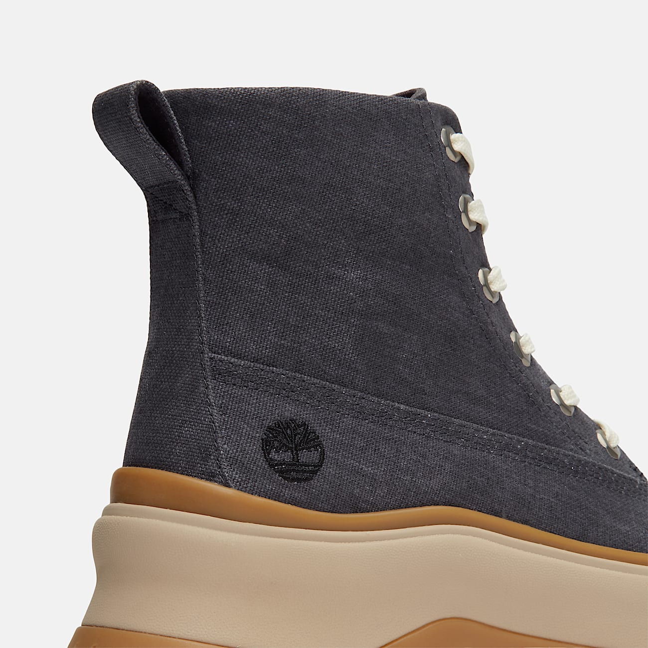 Womens Roxie Lane Mid LaceUp Boot TBL Dark Grey Canvas ALT7