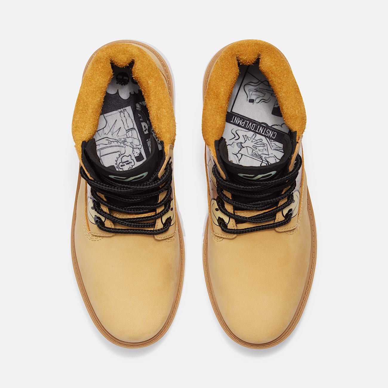 Bota de plataforma Stone Street Waterproof Shades of Happiness 6 para mujer TBL Carita Feliz color Trigo ALT2