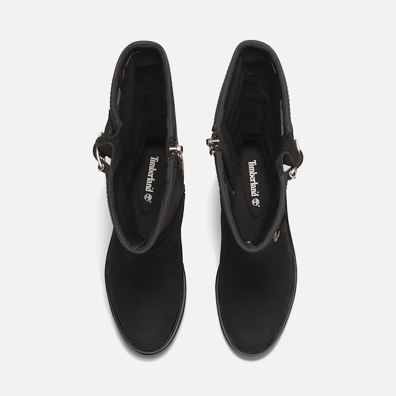 Womens Carnaby Cool Tall Zip Boot TBL Black Nubuck ALT2