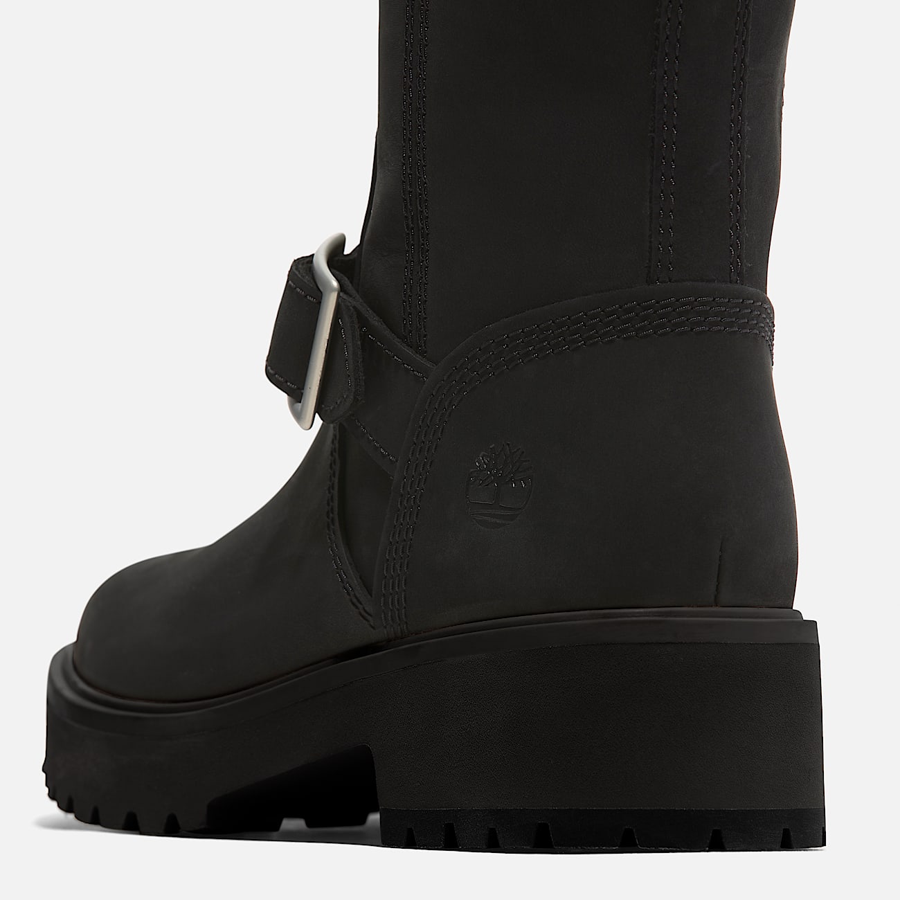 Womens Carnaby Cool Tall Zip Boot TBL Black Nubuck ALT7