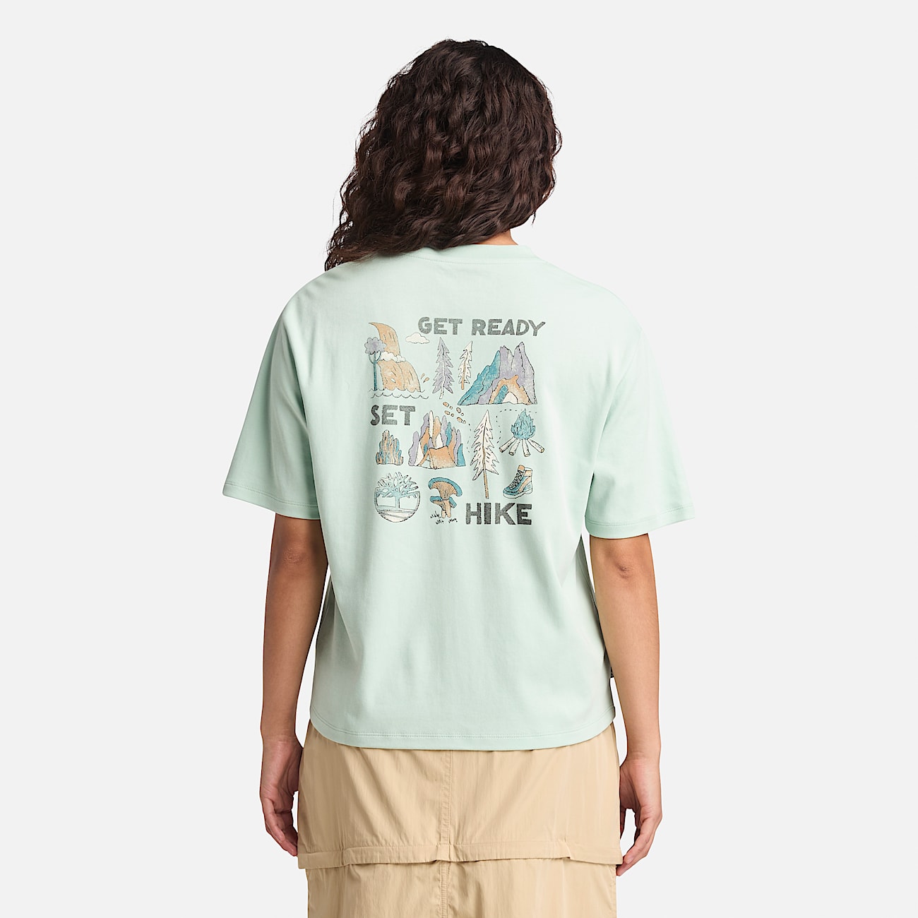 Womens TimberFRESH Graphic ShortSleeve TShirt TBL Cameo Green ALT9