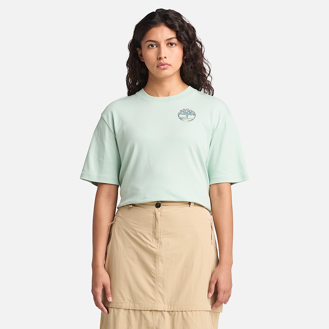 Womens TimberFRESH Graphic ShortSleeve TShirt TBL Cameo Green HERO