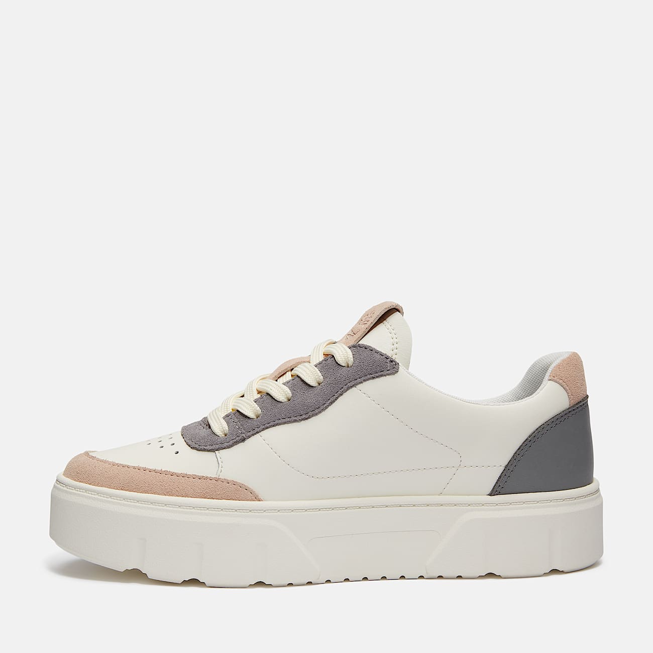 Womens Laurel Court Suede Accent LaceUp Sneaker TBL Natural LeatherDark Grey ALT6