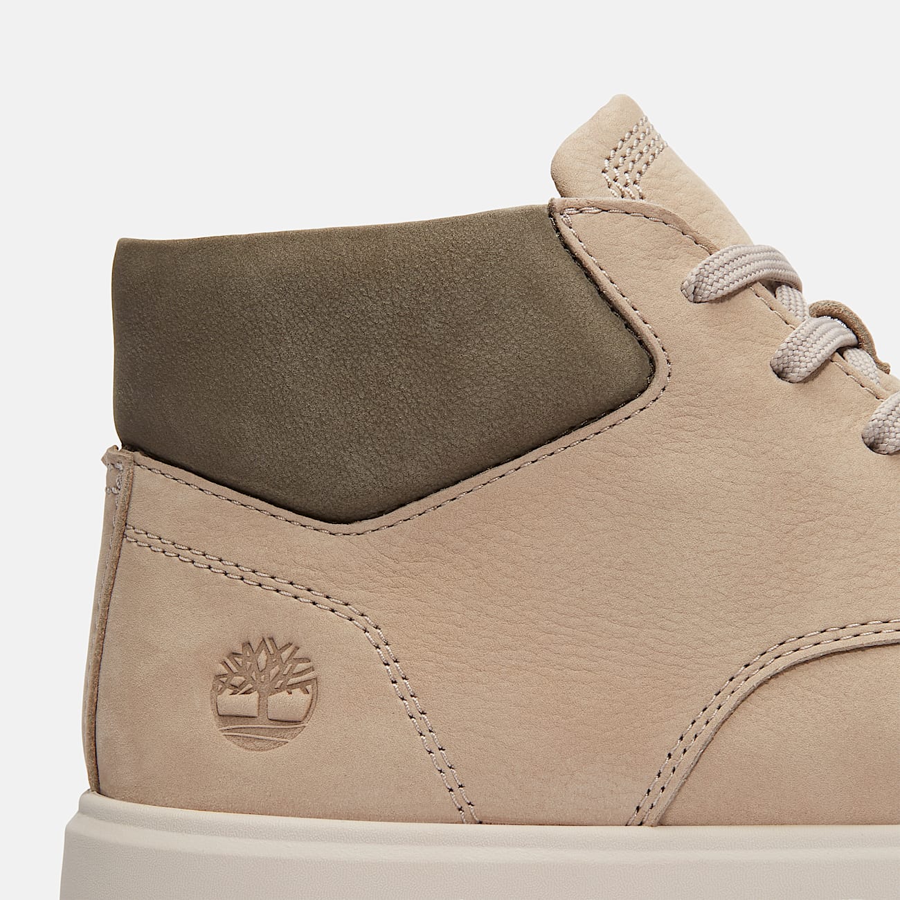 Mens Emerson Street Mid Sneaker TBL Light Taupe Nubuck ALT7