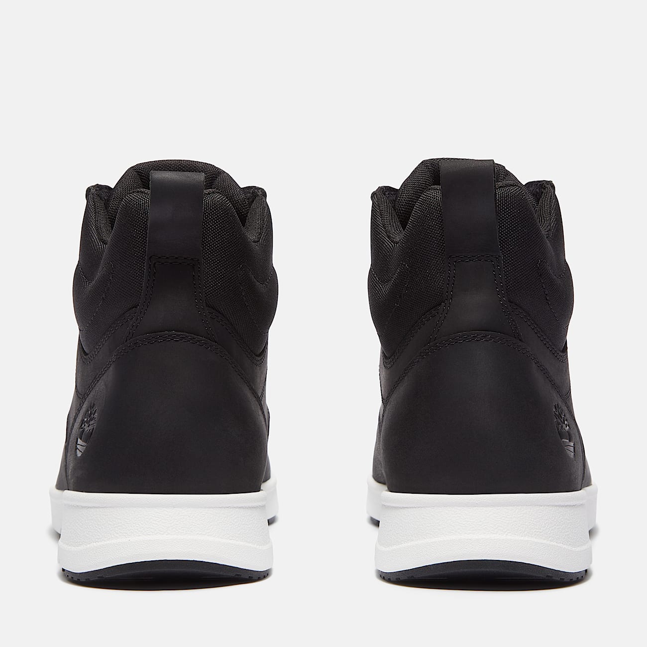 Sneakers Parker Street Mid con agujetas para hombre TBL Piel de Grano Entero Negro ALT5