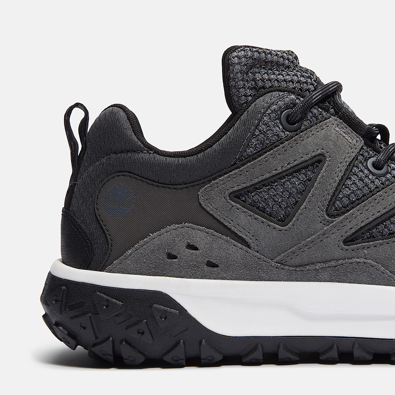 Mens GreenStride Motion 6 Low LaceUp Sneaker TBL Dark Grey Mesh ALT7