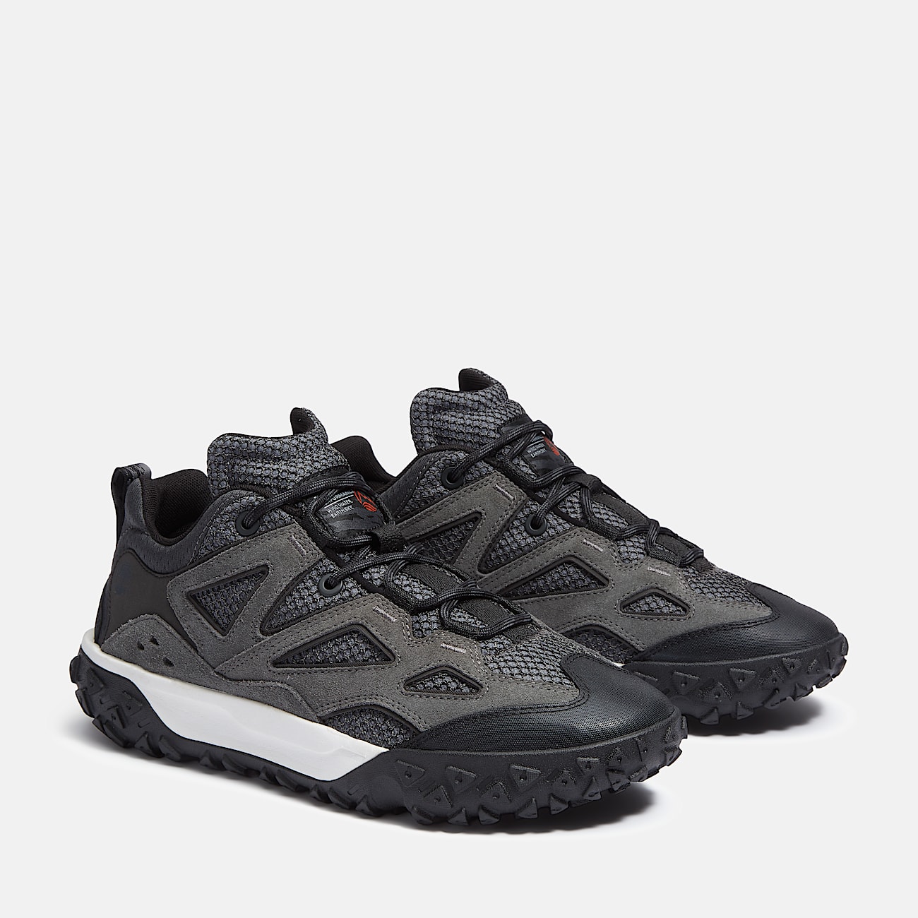 Mens GreenStride Motion 6 Low LaceUp Sneaker TBL Dark Grey Mesh ALT4